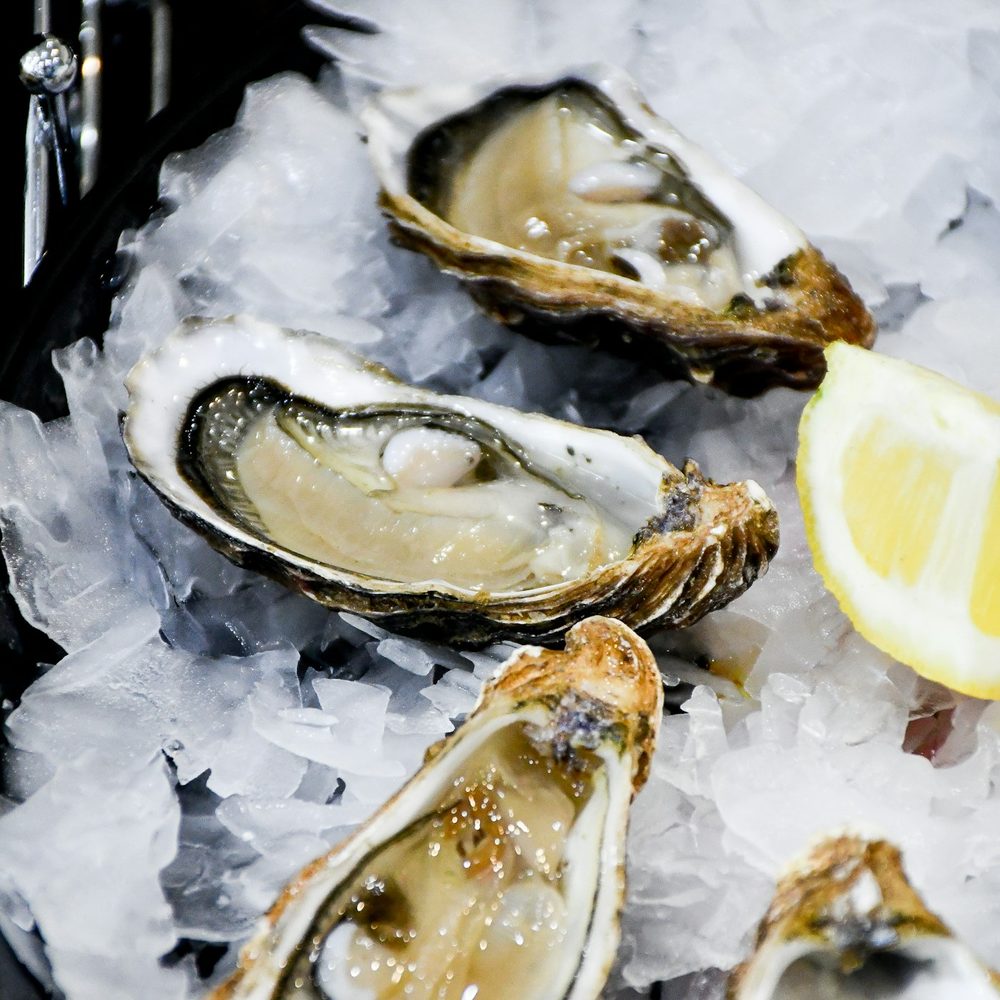 Vente de produits de la mer — huîtres